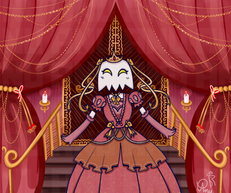 [Commission] Bag-chan as a Princess (Y-2022)